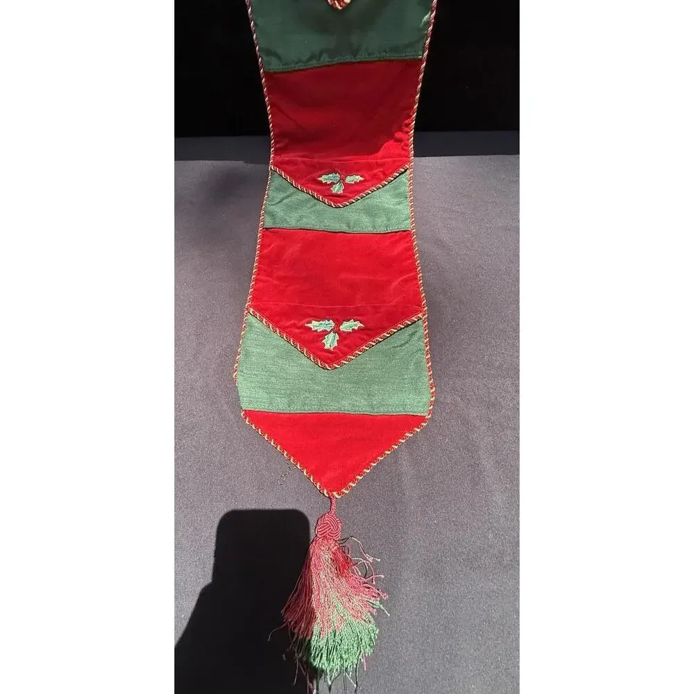 Hallmark Tis The Season To Remember Velvet Hanging Card Letter Holder Lo28